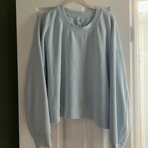 Lululemon softstreme perfectly oversized crew only worn a few times!